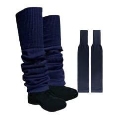 POLAINA ESCOLAR COLORES AZUL TALLA 7-8| 12 UNID