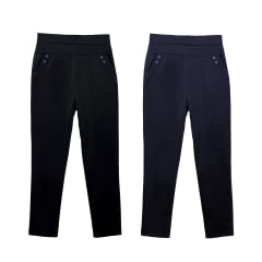 PANTALON DE MUJER DISEÑO VESTIR CON BOTONES | 12 UNID