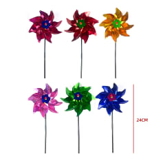 REMOLINO MOLINO DE VIENTO METALICO 24CM