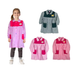 DELANTAL CUADRILLE NIÑA CON BORDADO TALLA 2-4-6