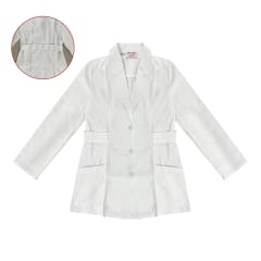 DELANTAL BLANCO MUJER TALLA S/M/L/XL/2XL/3XL