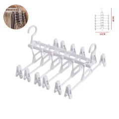 COLGADORES METALICOS CON PINZAS 56X34cm