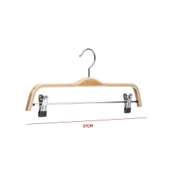 COLAGADOR MADERA  CON PINZAS METALICAS 37cm