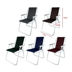 SILLAS DE PLAYA DISEÑO LISO 52X48X76cm