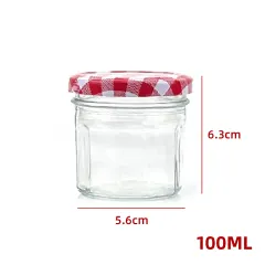 FRASCO DE VIDRIO CON TAPA ALUMINIO 100 ML
