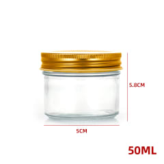 FRASCO VIDRIO PEQUEÑO COSMÉTICO 50 ML