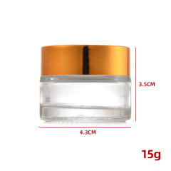 FRASCO PEQUEÑO VIDRIO COSMÉTICO 15G