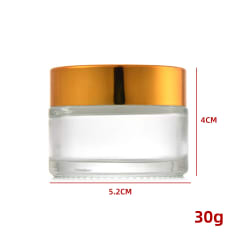 FRASCO VIDRIO PEQUEÑO COSMETICO 30G