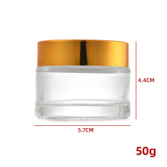 FRASCO VIDRIO PEQUEÑO COSMETICO 50G