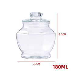 FRASCO DECORATIVO VIDRIO 180 ML