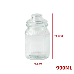 FRASCO VIDRIO DISEÑO VINTAGE 900 ML