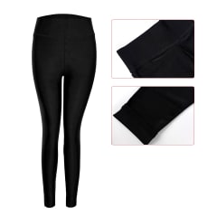 CALZA DEPORTIVA BRILLO MUJER NEGRA