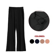 Pantalón Acanalado Palazzo Mujer M-L-XXL | 12 UNID