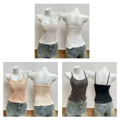 POLERA PABILO LENTEJUELAS TIRANTE MUJE