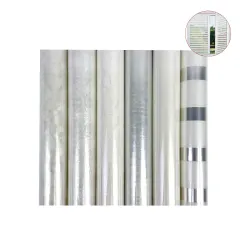 LÁMINA ELECTROSTÁTICA DECORATIVA  PARA VIDRIO 60CMX5M