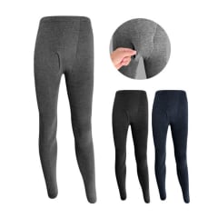 CALZA DE HOMBRE POLAR-LANA COLOR NEGRO/AZUL/GRIS TALLA M/XL | 12 UNID