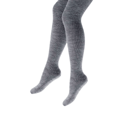 BALLERINA ESCOLAR GRIS LINEA  ALGODON  POLAR  TALLA 05-06| 12 UNID