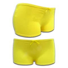PANTALETA DE MUJER COLOR AMARILLO | 12 UNID