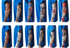 MANGA DE PROTECCION SOLAR UV DE HOMBRE TATUAJES | 12 UNID