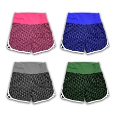 SHORT DE MUJER CON TEXTURAS ELASTICADO