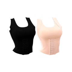 CAMISETA ESTILO FAJA INVISIBLE SIN MANGA | 12 UNID