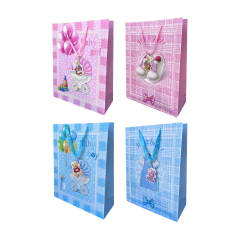 BOLSA DE REGALO ZAPATOS/COCHE BEBE 18X8.5X24CM | 12 UNID