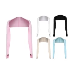 MANGA DE PROTECCION SOLAR UV SIN DISEÑO COLOR LISO 75X10X16CM | 12 UNID