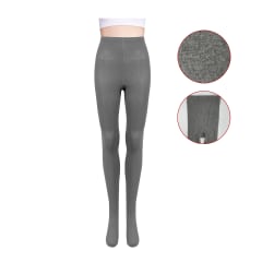 BALLERINA ESCOLAR GRIS LINEA ALGODON TALLA 5-6 | 12 UNID