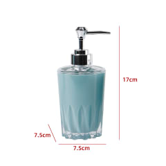 DISPENSADOR DE JABON CELESTE 17X7.5X7.5CM 
