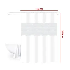 CORTINA DE DUCHA 180*200 BLANCO