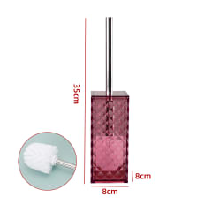 ESCOBILLERO TRANSPARENTE BURDEO 35X8X8CM