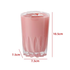 PORTACEPILLO DE DIENTES ROSADO 10.5X7.5X7.5CM