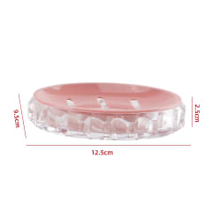 JABONERA ROSADO 12.5X9.5X2.5CM