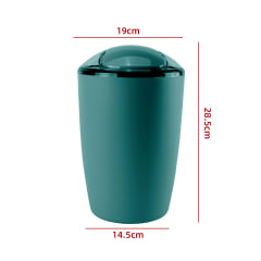 PAPELERO AZUL TURQUESA 28.5X19X14.5CM