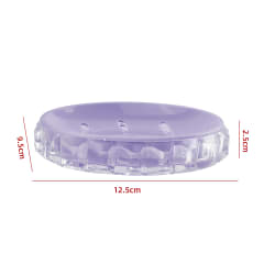 JABONERA LILA 12.5X9.5X2.5CM 