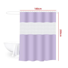 CORTINA DE DUCHA LILA 180X200CM 