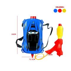 Pistola Agua Tipo Mochila Juguete Infantil Verano | Colores Surtidos