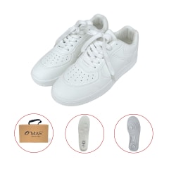 ZAPATILLA ESCOLAR BLANCO ADULTO TALLAS DE 36 A 41