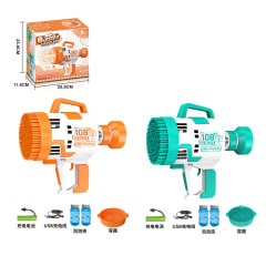 MAQUINA DE BURBUJAS ELECTRICA CON LANZADOR ESPECIAL DE 108 HOYOS 25.5X23.8X11.8CM