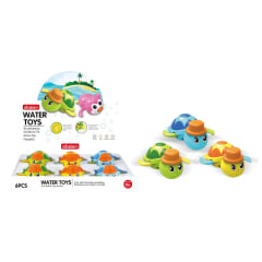 JUGUETE DE BAÑO TORTUGA PARA BEBE 12.5X15X13CM