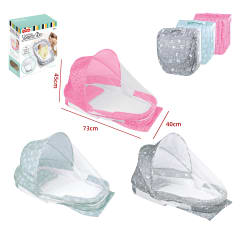 CAMA SEPARADA PARA BEBE CON LUZ Y SONIDO 73X40X45CM