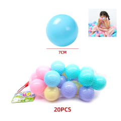 PELOTAS PLASTICAS PARA NIÑOS COLORES PASTELES 7CM 20PCS