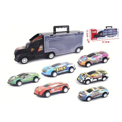 CAMION TRANSPOTADOR CON AUTITOS 6PCS