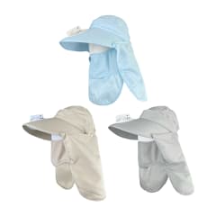 GORRO CON VENTILADOR CUBRE CARA Y CUELLO 57CM