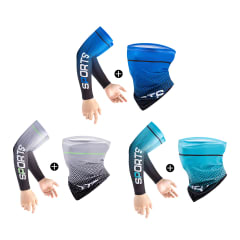 SET BANDANA Y MANGAS DE BRAZOS PROTECCION UV HOMBRE SPORTS 46x10x9/38x25.5x26