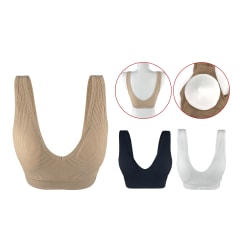 PETO MUJER CON RELLENO ACANALADO TALLA UNICA COLORES SURTIDOS
