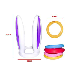 Juego Inflable Playa Anillos Conejo 23x40cm