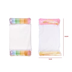 Colchoneta Inflable Glitter Playa Verano 130x70cm