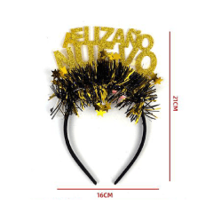 CINTILLO COTILLON AÑO NUEVO 21X16CM