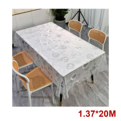 Mantel Pvc Holográfico Floral 1.37×20 M